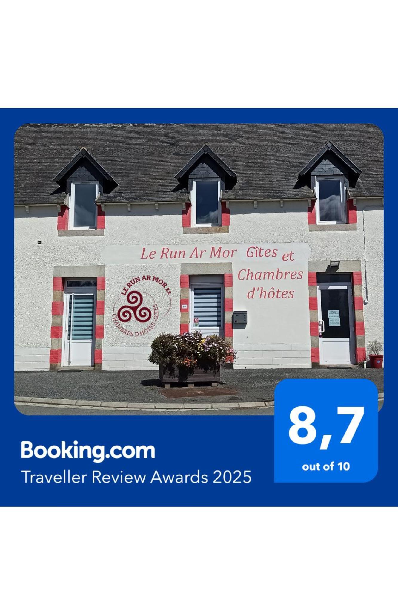 Bed and Breakfast Le Run Ar Mor 22 Locquémeau Exterior foto